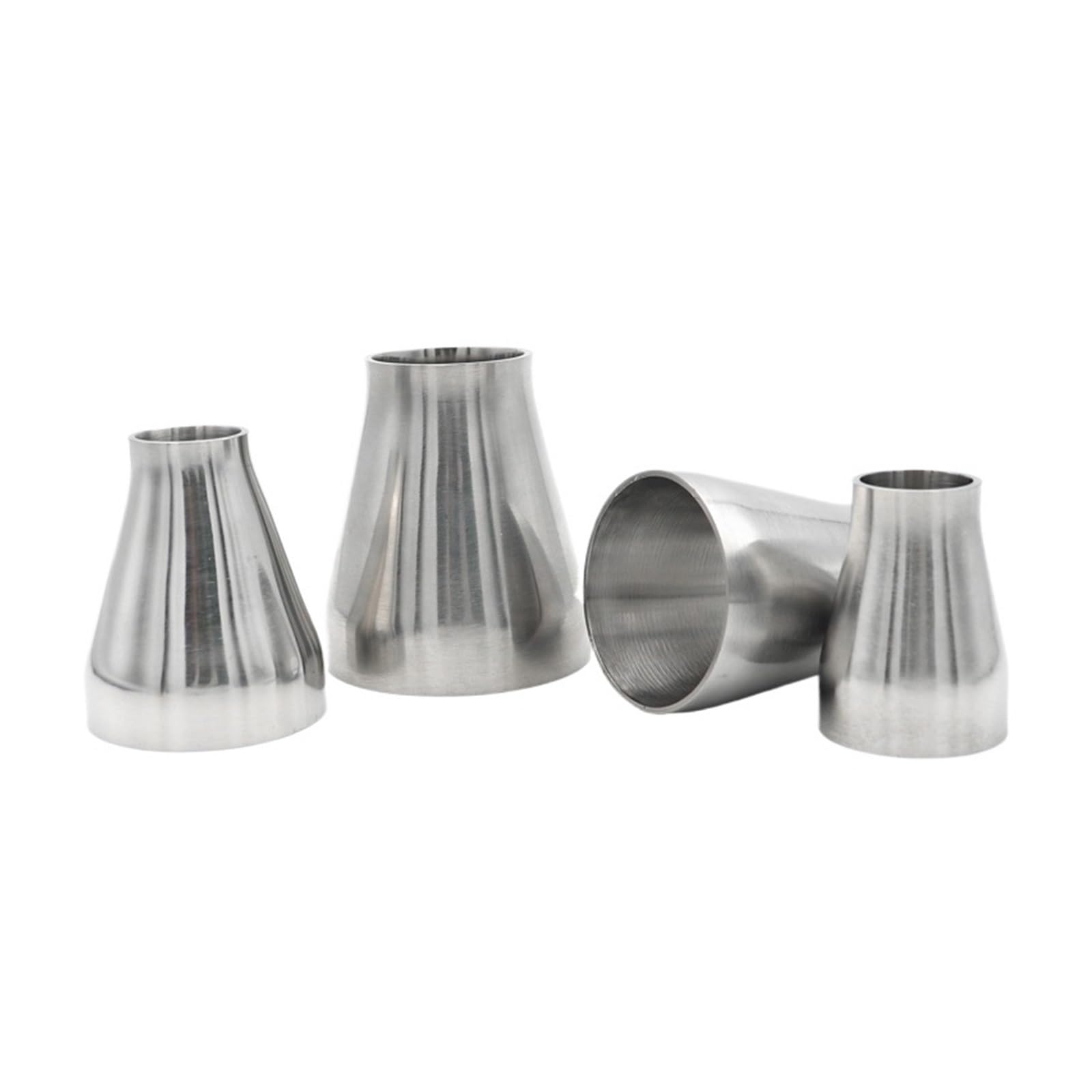 Liuch Ss304 Stainless Steel Sanitary Concentric Reducer Welding 19 25 32 38 45 51 57 63 76 89 102Mm Pipe Fitting(51Mm To 76Mm)