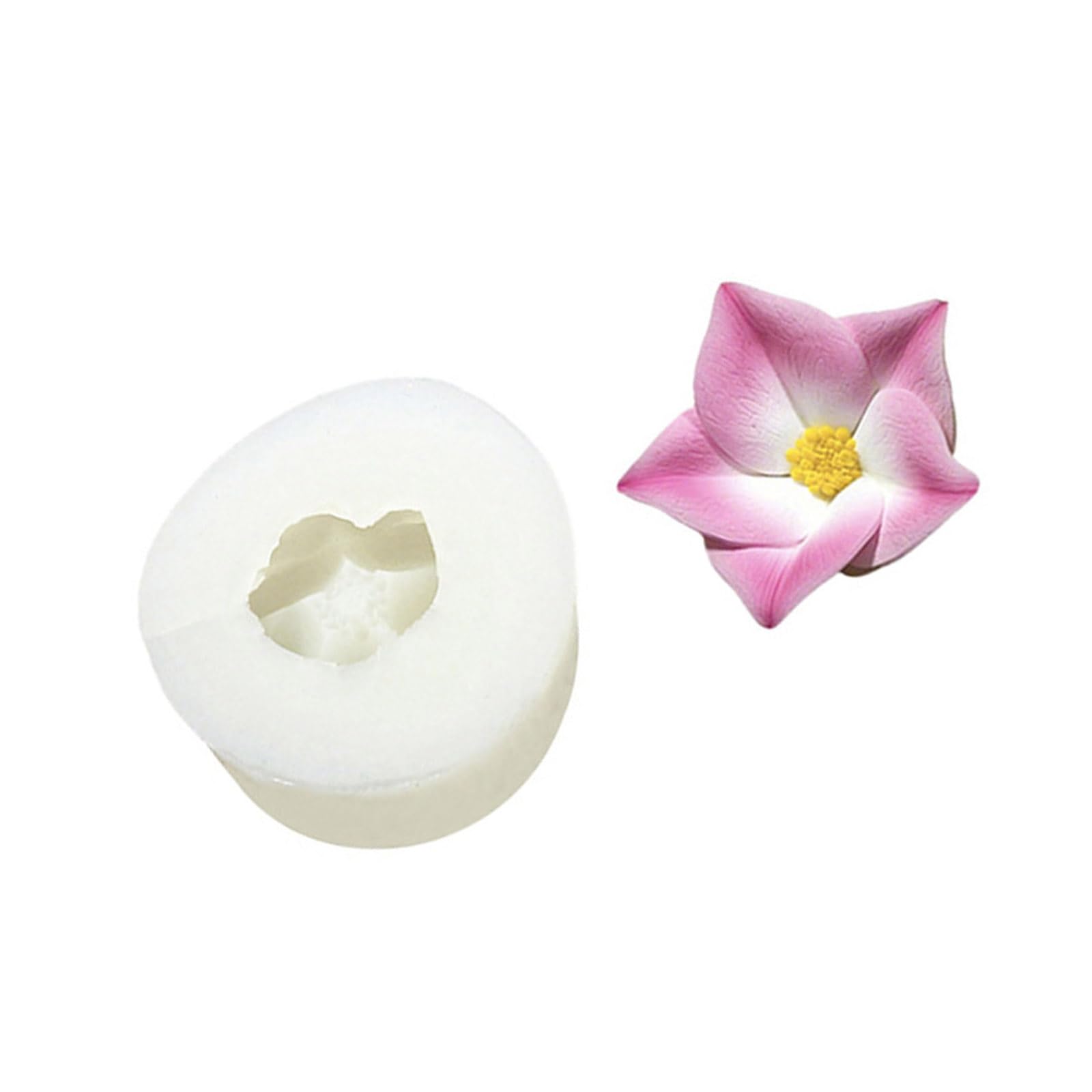 COOLHOOD Gardenias Silicone Bougie Mold, for Valentines, Soap, Chocolate Making Food Grade Silicone Bougie Mold Wedding Anniversary