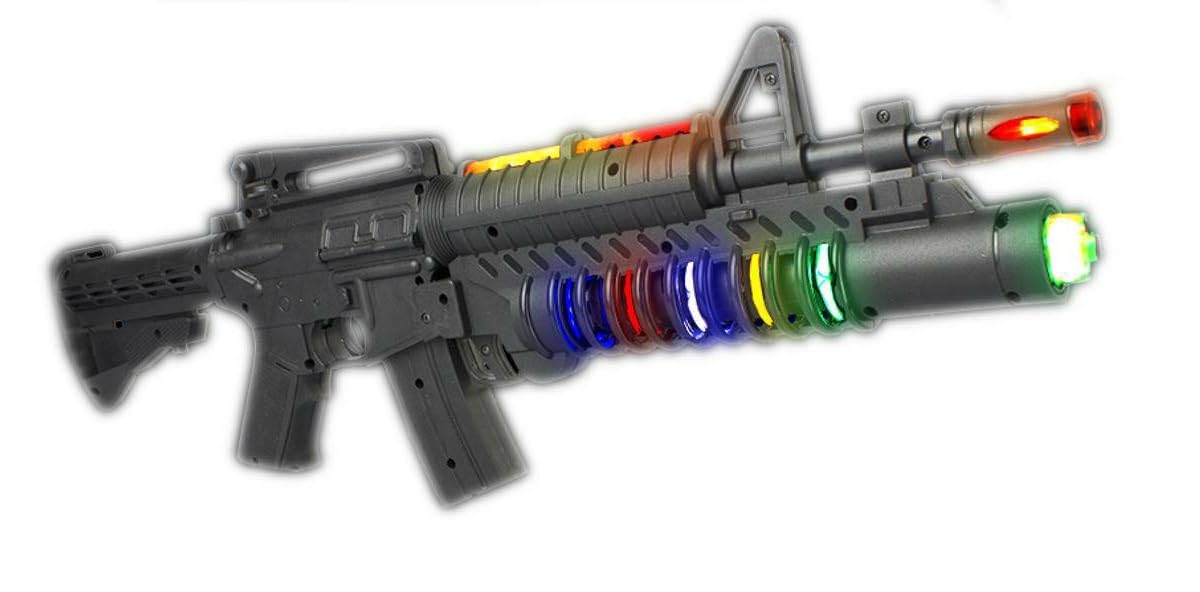 See full amazon price history chart for AGAS Musical Toy Gun with Flashing Lights, Pretend Play Gun Toy with Vibrating Body, No Bullets Required (M416) AGAS Musical Toy Gun with Flashing Lights, Pretend Play Gun Toy with Vibrating Body, No Bullets Required (M416) (B0D9D4T5S7) Amazon Price History, Amazon Price Tracker
