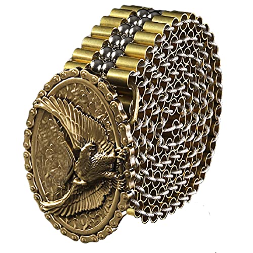 Men's Metal Belt - Luxury Gold Dragon Eagle Animal Buckle, Copper Material
