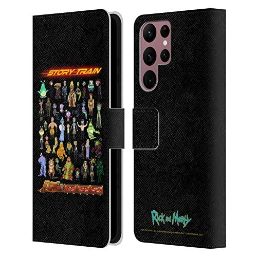 Coque Rick and Morty Samsung Galaxy S22 Ultra étui cuir portefeuille S22Ultra