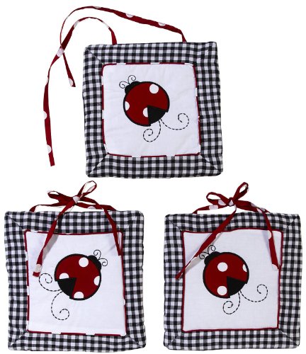 Red and White Ladybug Polka Dot Wall Hanging Accessories by Sweet Jojo Designs
