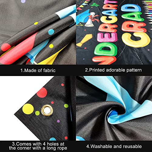 Image of KatchOn, Kindergarten Graduation Backdrop - Large 72x44 Inch | Kindergarten Grad Banner | Kinder Grad Backdrop | Graduation decorations 2026