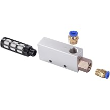 CV-25HS Pneumatic Vacuum Generator with Silencer High-Speed Aluminum Ejector for Industrial Automation, Robotics & Noise-Sensitive Workspaces