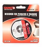 Gamo Match 6320025B54 Pellets de nariz plana 0.22cal w/250 unidades