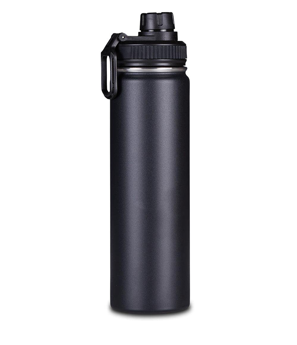 Seven Maxi Borraccia Termica A.C. MILAN - WIN THE GAME, Acciaio Inox, 650 ml, Calcio, Scuola e tempo libero, Per bambini, Ragazzi e adulti, Prodotto ufficiale, Idea regalo