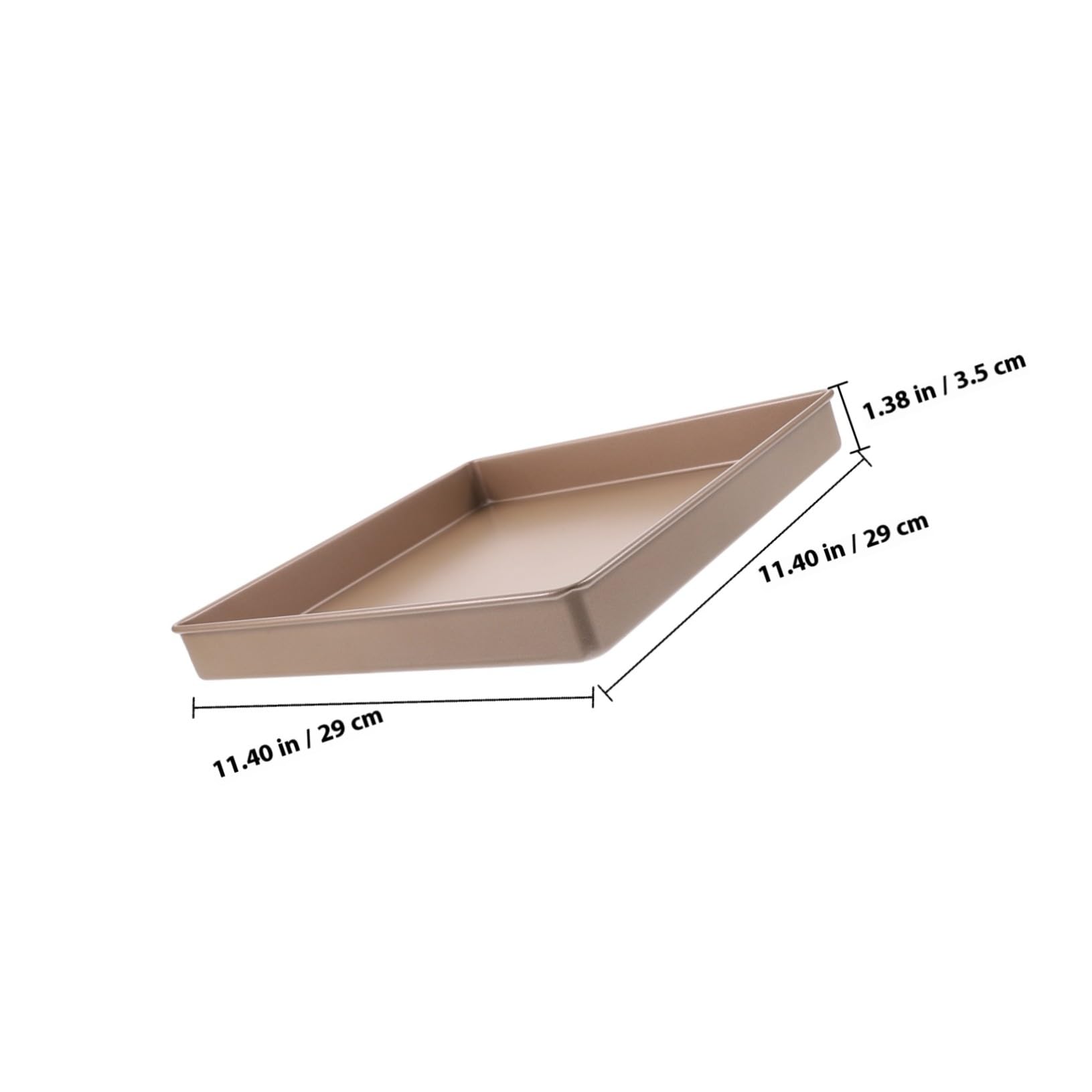 Alipis Plaque de Cuisson Carrée Antiadhésive en Acier au Carbone 11 Pouces