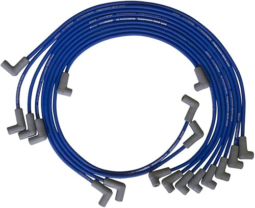 Sierra International 18-8836-1 - Juego de cables de bujía para encendido Delco HEI, color blanco