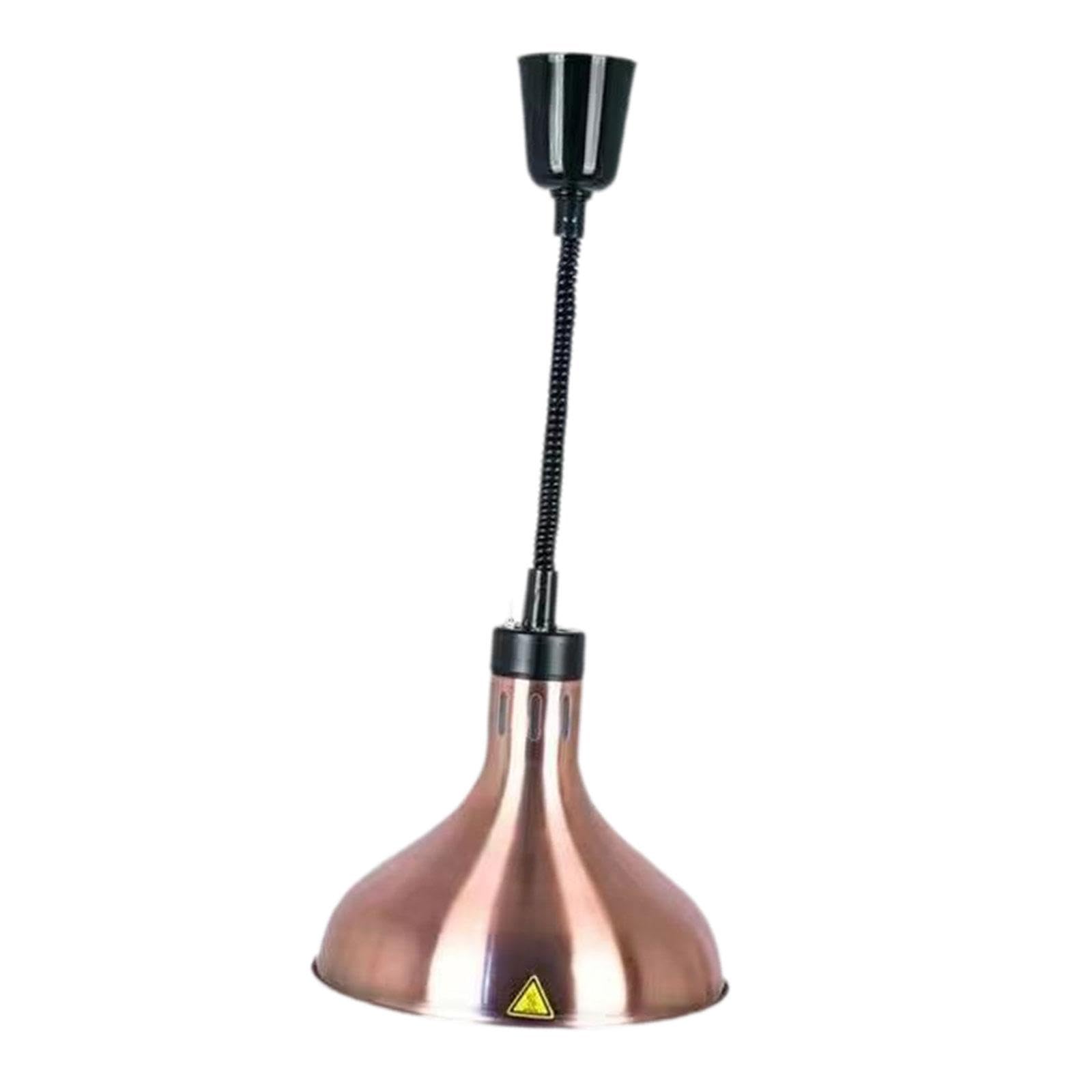 Generic Lampada Riscaldante Moderna in Acciaio Inox per Buffet Ed Eventi di Catering, Bronzo rosso