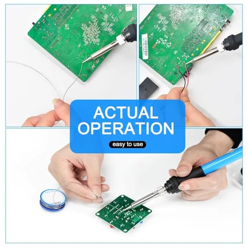 Image of 60 Watt Soldering Iron Temperature Adjustable Electric Soldering Iron, ESD Safe AC220V