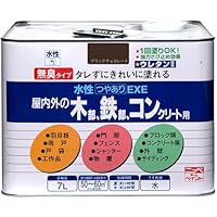Amazon.co.jp: ニッペ ペンキ 塗料 水性つやありEXE 7L コバルトブルー