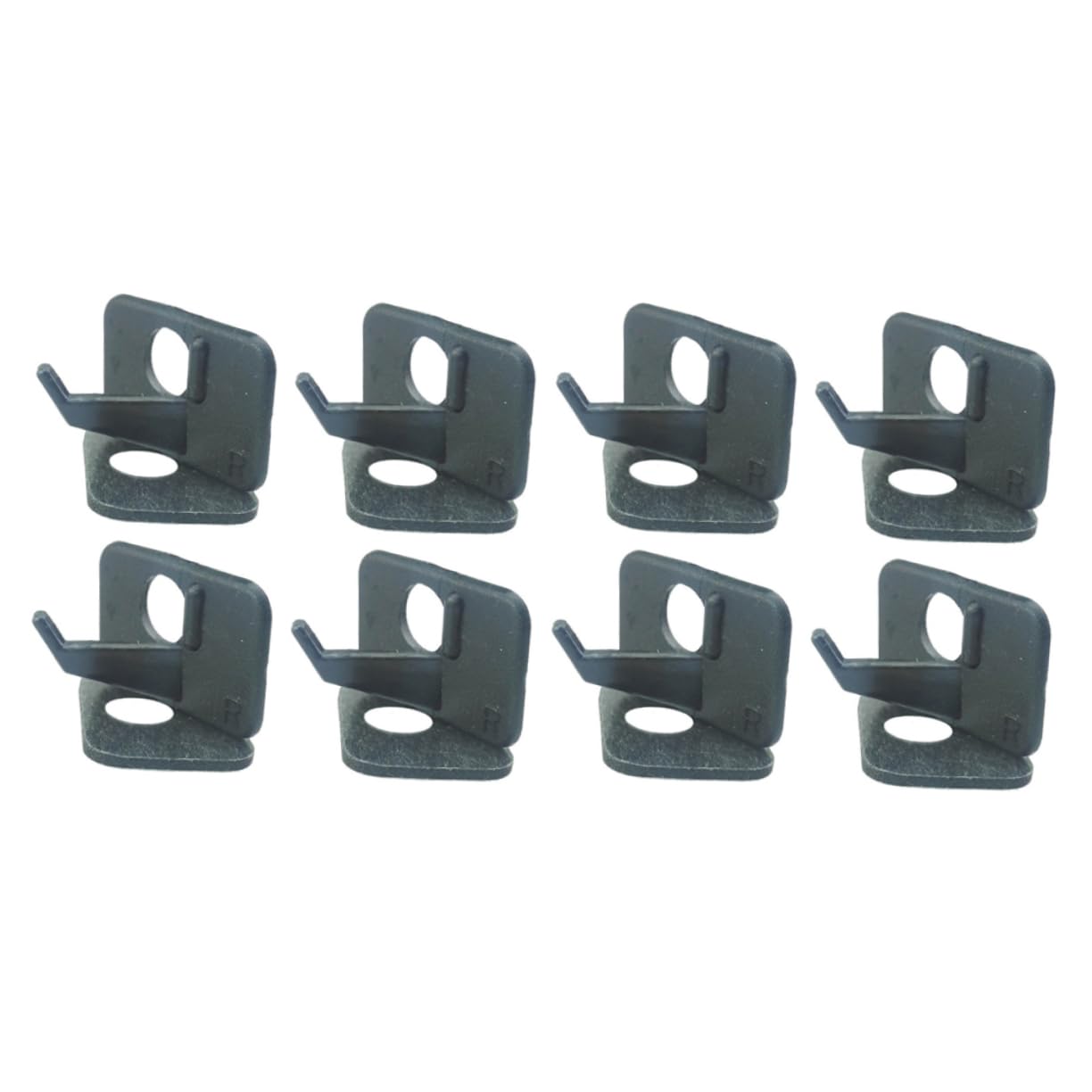 GOOHOCHY 8pcs Plastic Arrow Rest Stickers for Arrow Inserts Self-Adhesive Holder Accessories