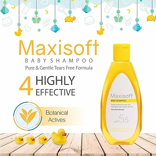 Image of Baby Shampoo 100 ml | Pure & Gentle Tears Free Formula | With Calendula, Aloe Vera, and Vitamin B3 & B5 | pH 5.5 | Paraben Free | Sulphate Free | (100 ml - Pack of 1)