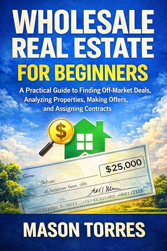 Real Estate Wholesaling for Beginners: A Practical Guide to Finding Off-Market Deals, Analyzing Properties, Making Offers, and Assigning Contracts (The Simple & Easy Guide To Book 5)