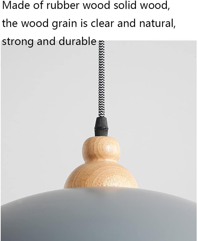 Éclairage suspendu LED Macaron E27 orienté confort visuel et économie d'énergie