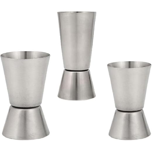 Dynore Stainless Steel Peg Measure Set 60ml 60 ml