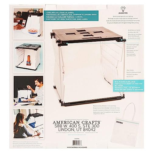 ShotBox photo studio portable de table We R Memory Keepers WR660406