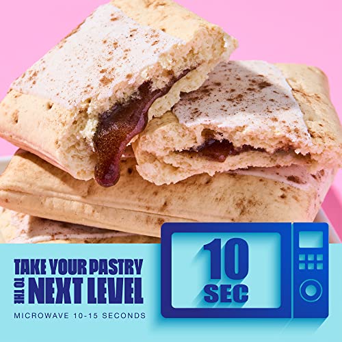 Legendary Foods 20 gr Protein Pastry - Low Carb Tasty Protein Bar Alternative, Keto Friendly, No Sugar Added High Protein Breakfast Snacks, Gluten Free Keto Food - Brown Sugar Cinnamon (8-Pack) - Thumbnail 3