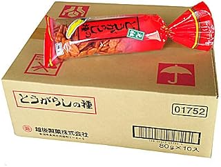 越后制菓 辣椒种子 80克×10袋 新泻 米果