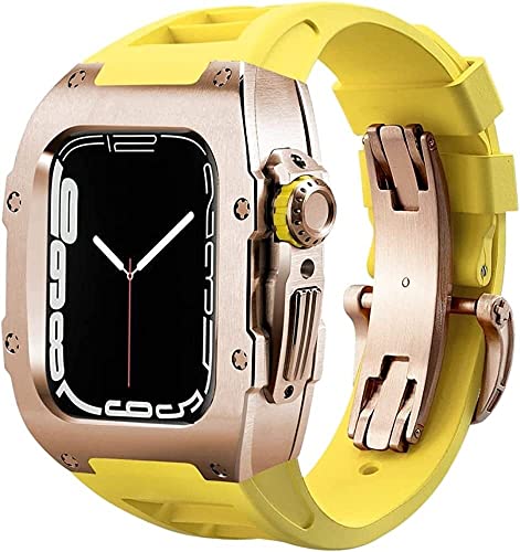 Kit de remplacement luxe en acier inoxydable pour sublimer votre Apple Watch 45mm