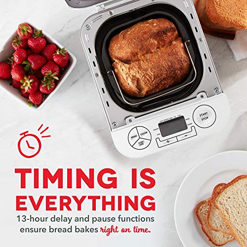 Dash-Everyday-Stainless-Steel-Bread-Maker-Up-to-15lb-Loaf-Programmable-12-Settings-Gluten-Free-Automatic-Filling-Dispenser-White