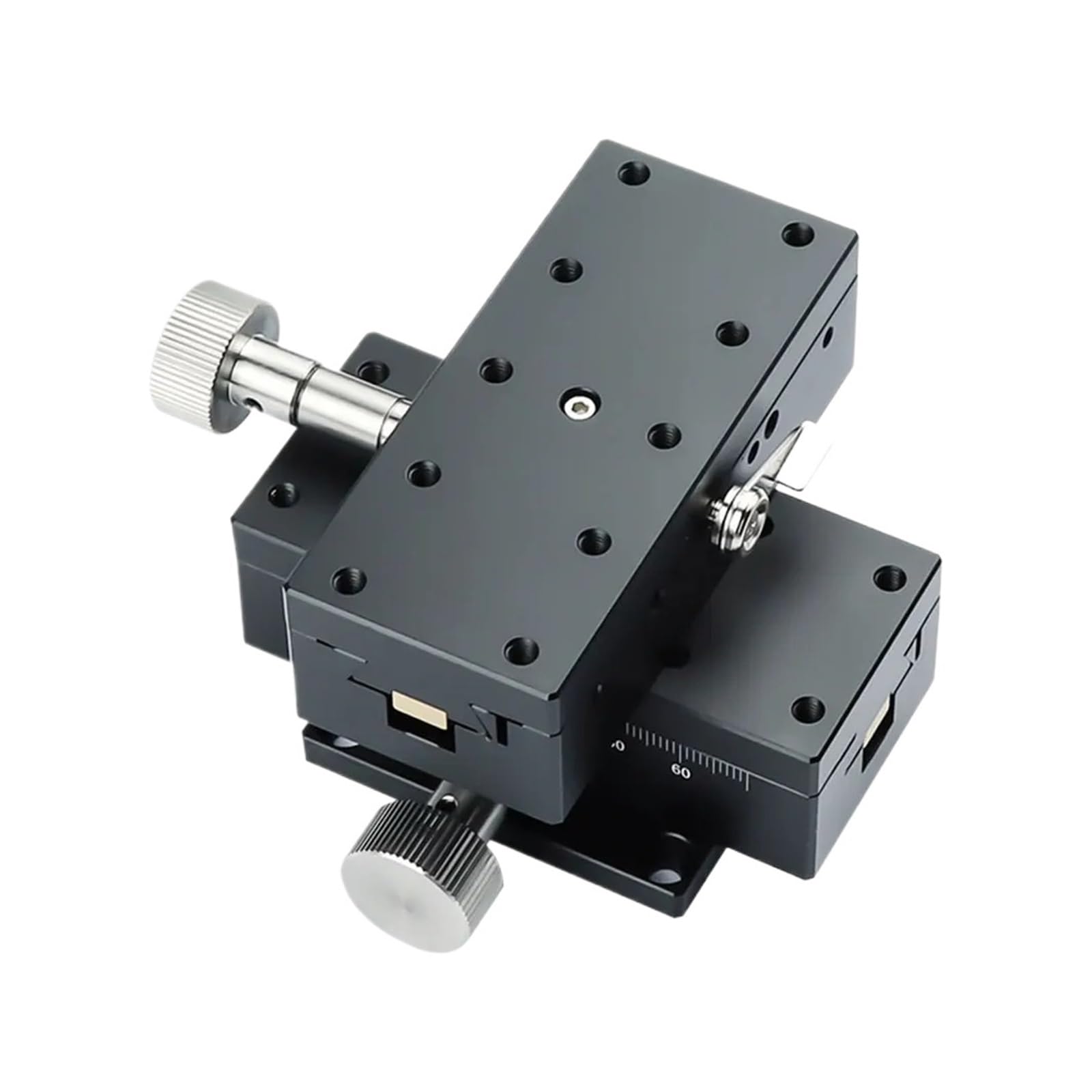 MYXJGNAIY Dovetail Groove Sliding Table XY Axis LWY4040 LWY4060 LWY4090 Displacement Platform Gear Knob Adjust Slider(LWY4090)