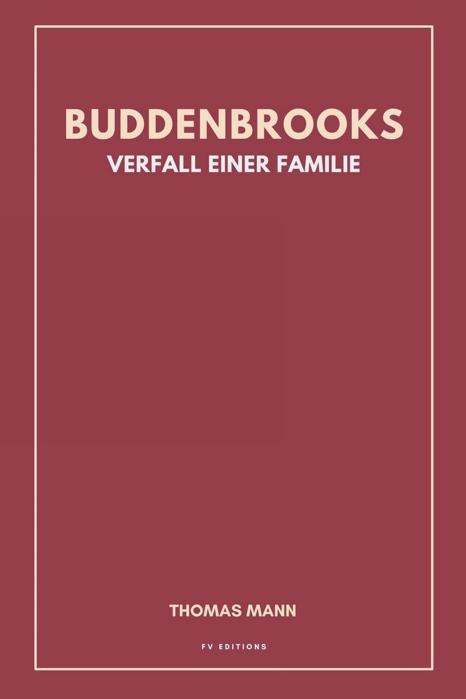 Buddenbrooks. Verfall einer Familie: Großdruck-Ausgabe
