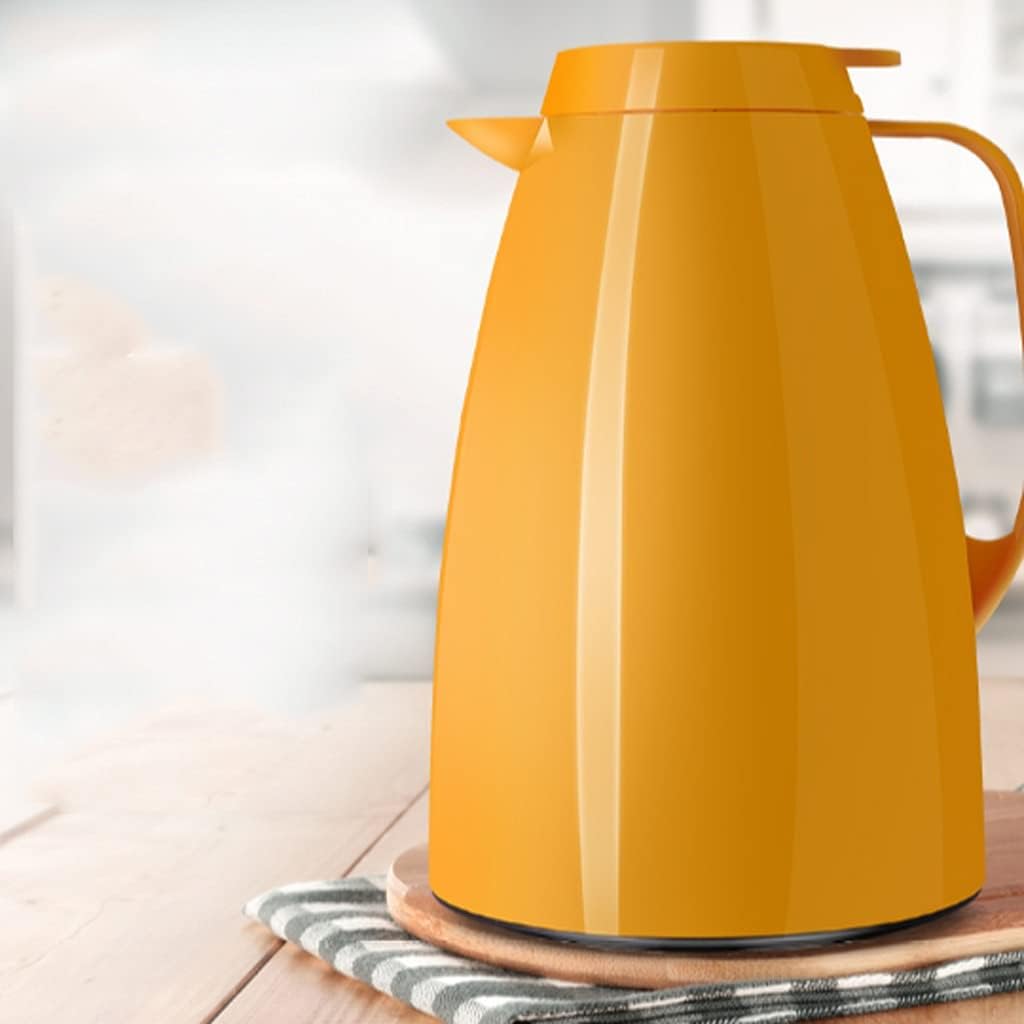 1.5L Wall Glass Liner Vacuum Insulation Pot Coffee Tea Kettle Kitchen Bar Hot Water Bottles Flask