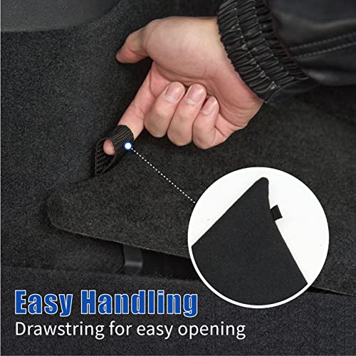 Otrifowd Latest Version 2023 2022 Tesla Model Y Rear Trunk Organizer Storage Boxes With Lids, Side Storage Protector Packets, Storage Bins For Model Y (5-Seater) Interior Accessories #TOP6