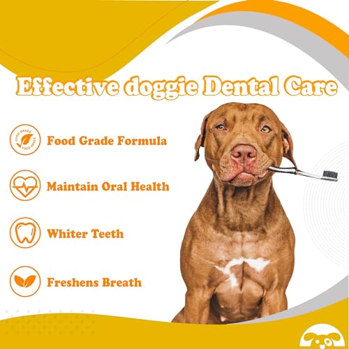Image of PetnBeyond Dog Toothpaste - Poultry Flavor Teeth Brushing Cleaner, Pet Breath Freshener, Oral Care, Professional Pet Toothpaste for Dogs and Cats. Controls Plaque, Tartar, Bad Breath, Reduces Plaque