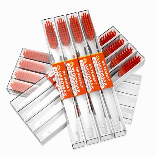 DR PERFECT Extra Hard Toothbrushes Firm Toothbrush...