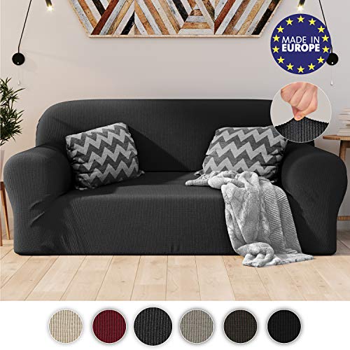 Dreamzie Funda de sofá Gris 2 plazas