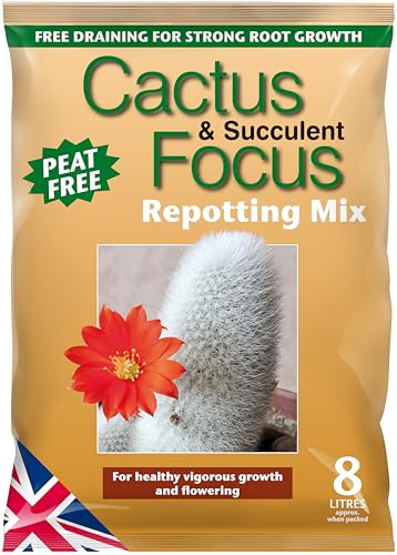 CACTUS Soil -CACTUS Focus Repotting mix 8 litre (1) Brown