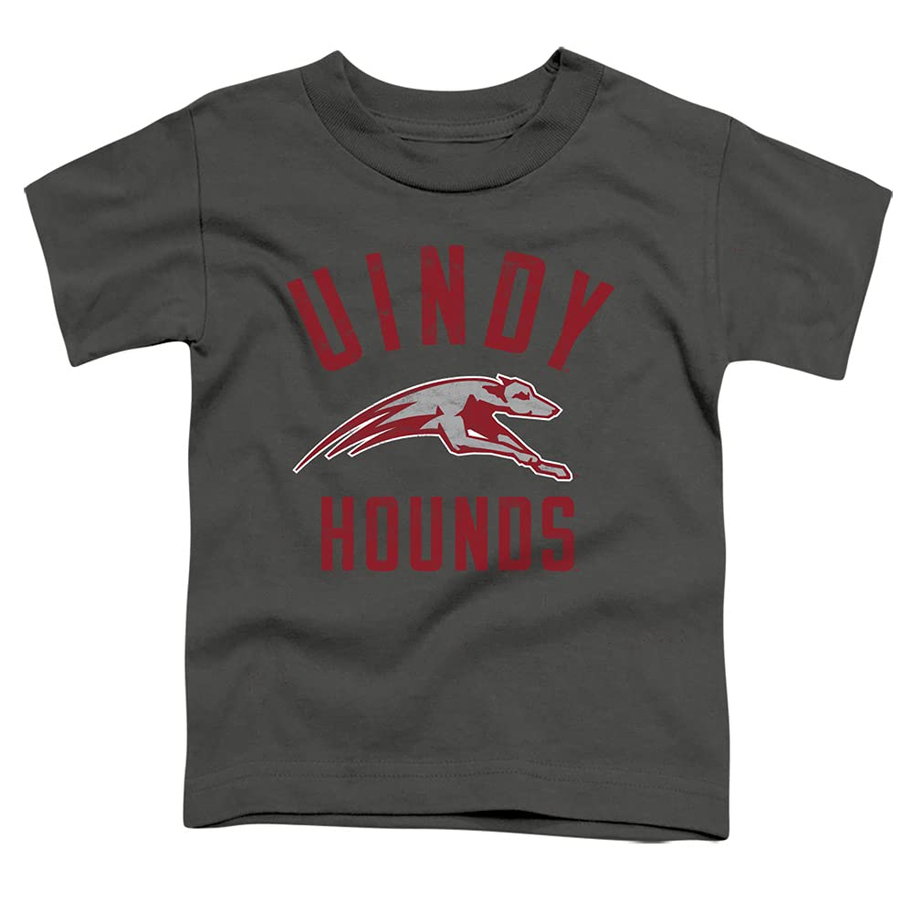 University of Indianapolis Official Uindy Greyhounds Logo Unisex Toddler T Shirt,Charcoal, 3