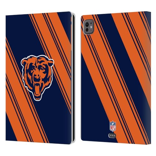 Étui portefeuille Chicago Bears iPad Pro 11 M4 en cuir imprimé sport