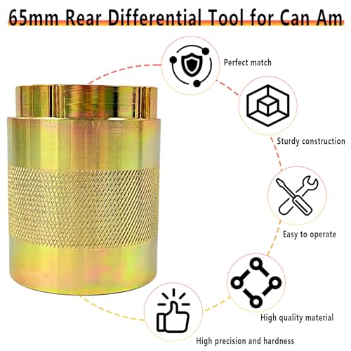 Image of Rear Differential Tool for Can Am 800 850 1000 1000R XMR | Steel, 65mm Rear Differential Socket, Not for 570 /650 XMR
