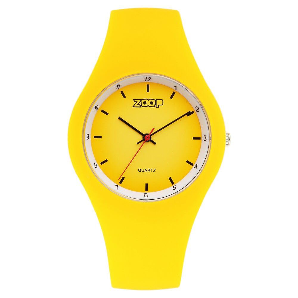 Zoop by Titan Pop Integrated Quartz Analog Yellow Dial Silicone Strap Watch for Kids-26031PP05W (B0CW9XW3GW) Amazon Price History, Amazon Price Tracker