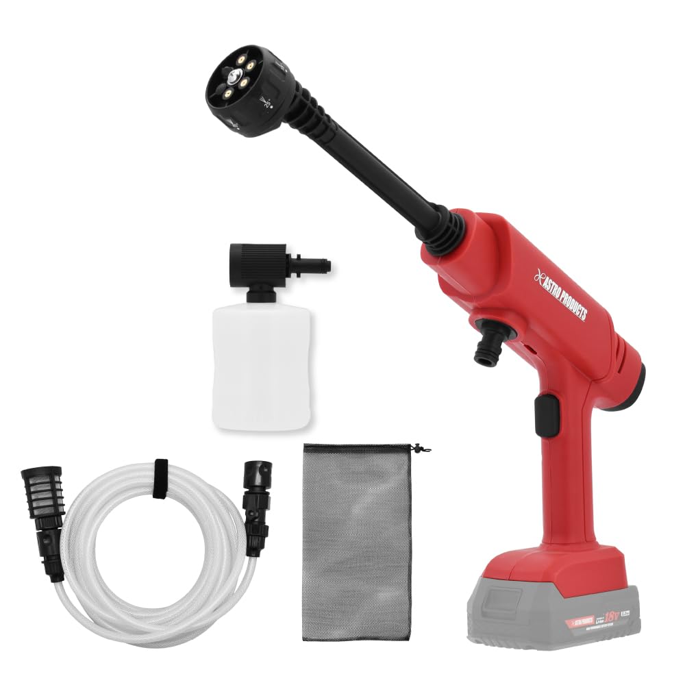 Amazon | アストロプロダクツ DC18V ハンディ高圧洗浄機 PW967