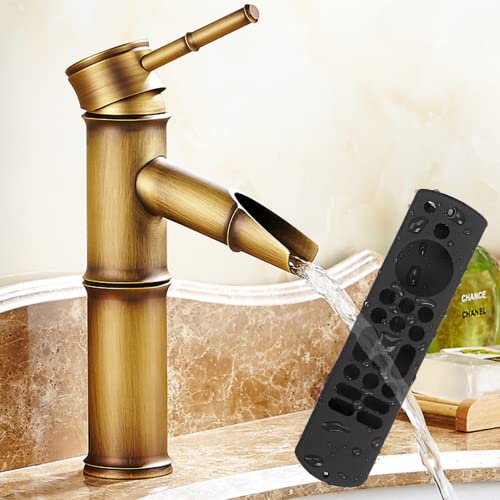 Image of Silicon Cover Compatible with new Fire TV Cube Remote, Amazon Basic smart LED TV Remote, Onida Fire TV Remote (Only Silicone Cover Included) - Dark Grey