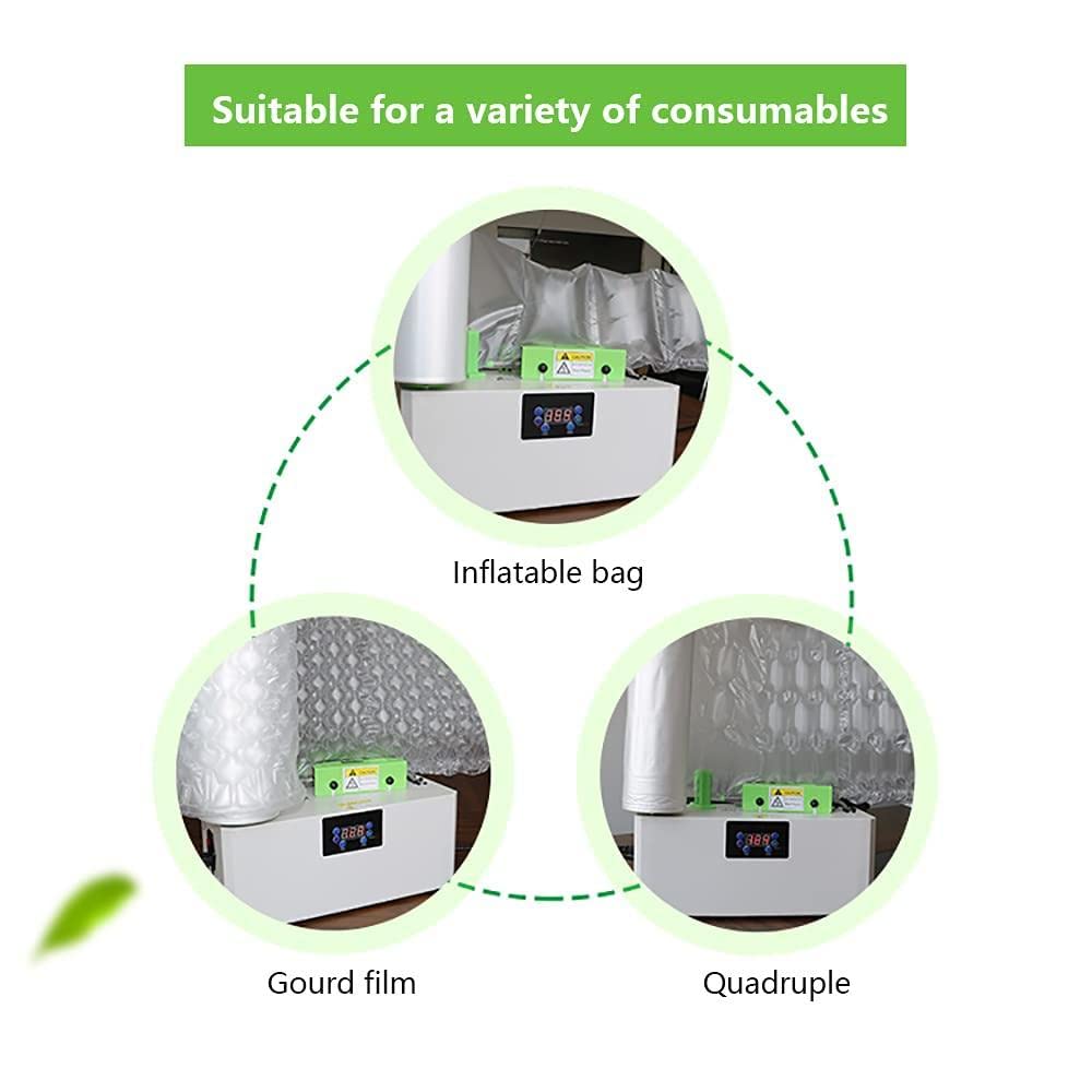Puffer-Luftpolstermaschine, einstellbare Luftpolsterbeutelmaschine, Aufblasbare Beutelverpackungsmaschine Luftpolsterfolienmaschine