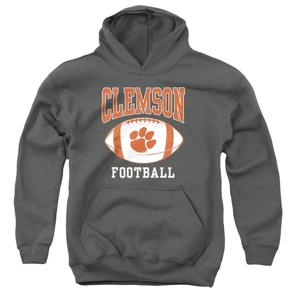 Clemson University Official Football Ball Youth Kids Boy/Girls Pull-Over Hoodie Sweatshirt