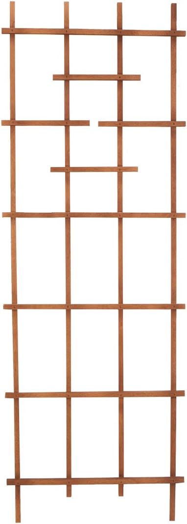 Panacea 82426 72 Brown Wood Ladder Trellis