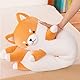 Langes Shiba Inu Plüschkissen, Corgi Plüschtiere Hund Stofftier Plüschkissen Spielzeug Umarmung Kissen für Kinder Geburtstag, Valentinstag, Weihnachten (Yellow, 130cm/51.18inch)