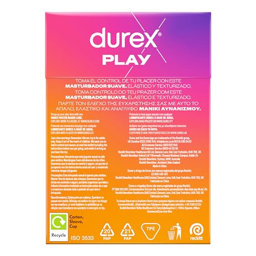 Masturbateur DUREX Toy effet ventouse réglable et tunnel de stimulation intense
