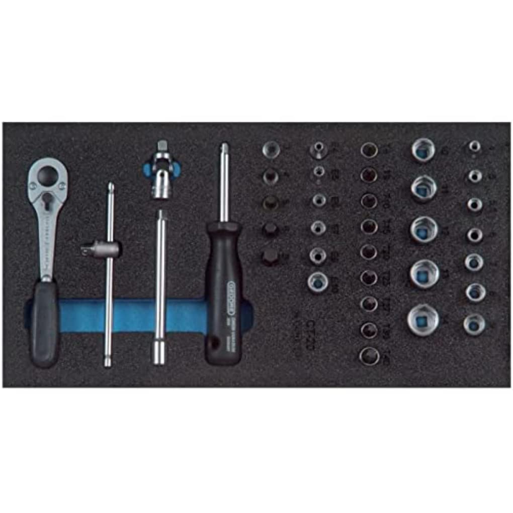 Assortiment de douilles 1/4" Check-Tool de haute précision