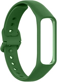 schicj133mm Pulseiras de silicone macio para relógio inteligente antiperda pulseiras leves compatíveis com Samsung Galaxy Fit 2 SM-R220