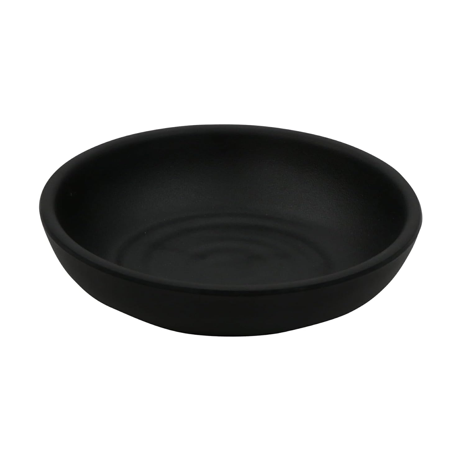 G.E.T. Round 5 Ounce Black Melamine Ramekin Side Dish (Set of 12)|For Condiments, Dressings and Side Dishes