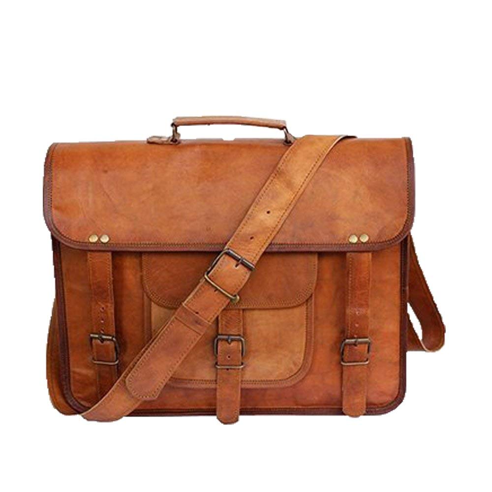 Natural Handicraft Satchel Briefcase Handmade 20