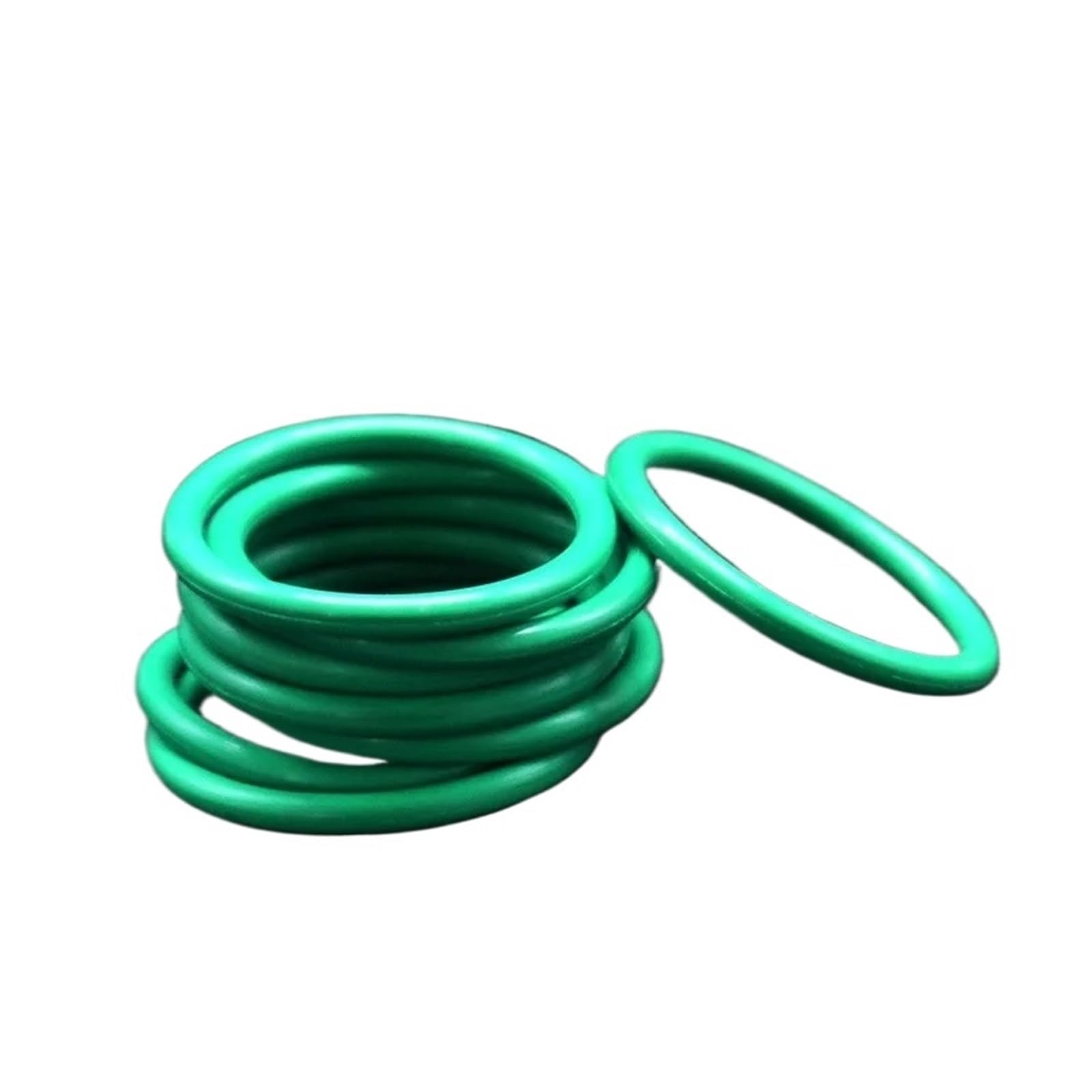 Wen ST 10/50Pcs Green FKM Fluorine Rubber O Ring Oil Sealing Gasket OD10mm~70mm Thickness/CS 3.1mm 3.5mm(10PCS,OD 52MM_CS 3.5MM)