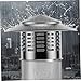 Chimney Cover, Chimney Cap, 7 Inch Stainless Steel Round Cover with Breathable Holes, Umbrella Shape Stove Pipe Topper for Exterior Fireplace Flue, Furnace Vent, Flue